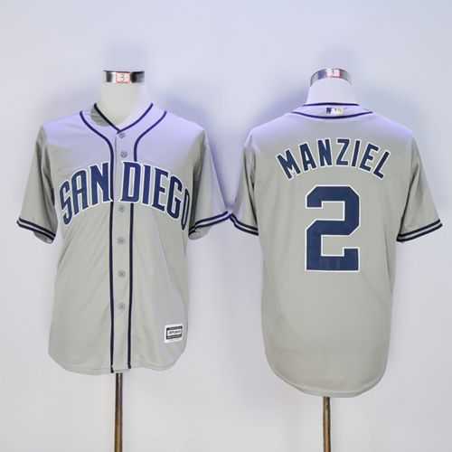 San Diego Padres #2 Johnny Manziel Gray New Cool Base Stitched MLB Jersey,We sell and wholesale San Diego Padres #2 Johnny Manziel Gray New Cool Base Stitched MLB Jersey on line form chian!